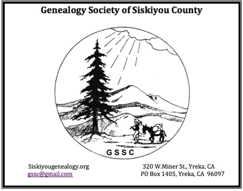 Genealogy Society of Siskiyou County